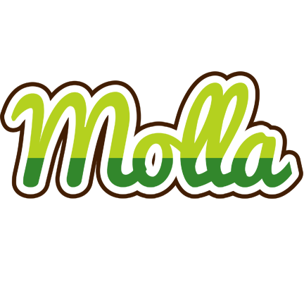 Molla golfing logo