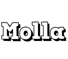 Molla snowing logo