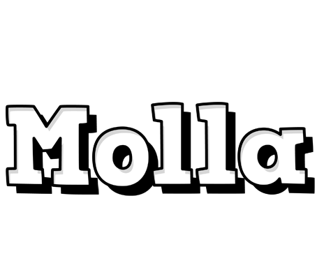 Molla snowing logo