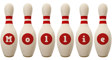 Mollie bowling-pin logo