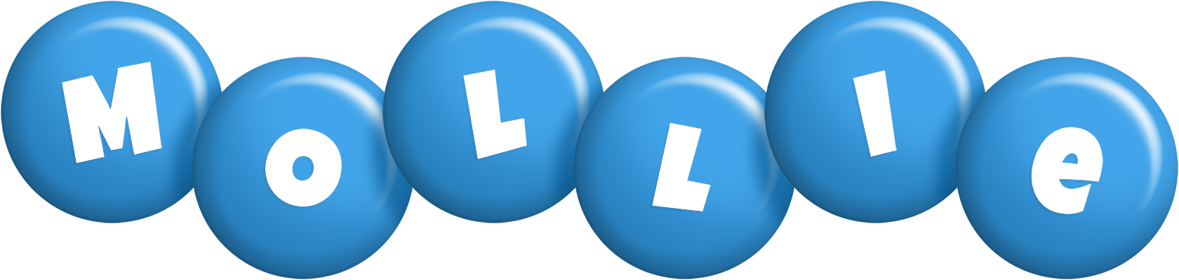 Mollie candy-blue logo