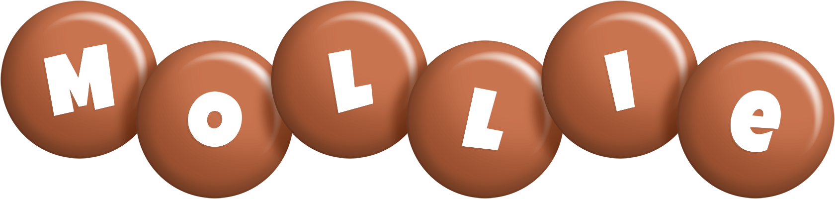 Mollie candy-brown logo