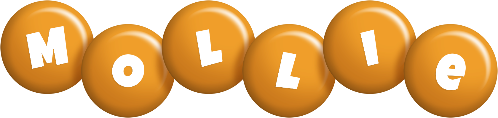 Mollie candy-orange logo