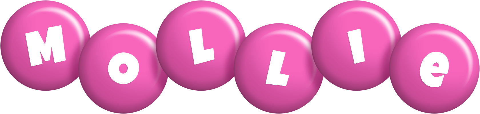 Mollie candy-pink logo