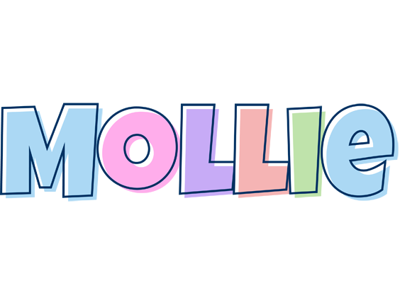 Mollie pastel logo
