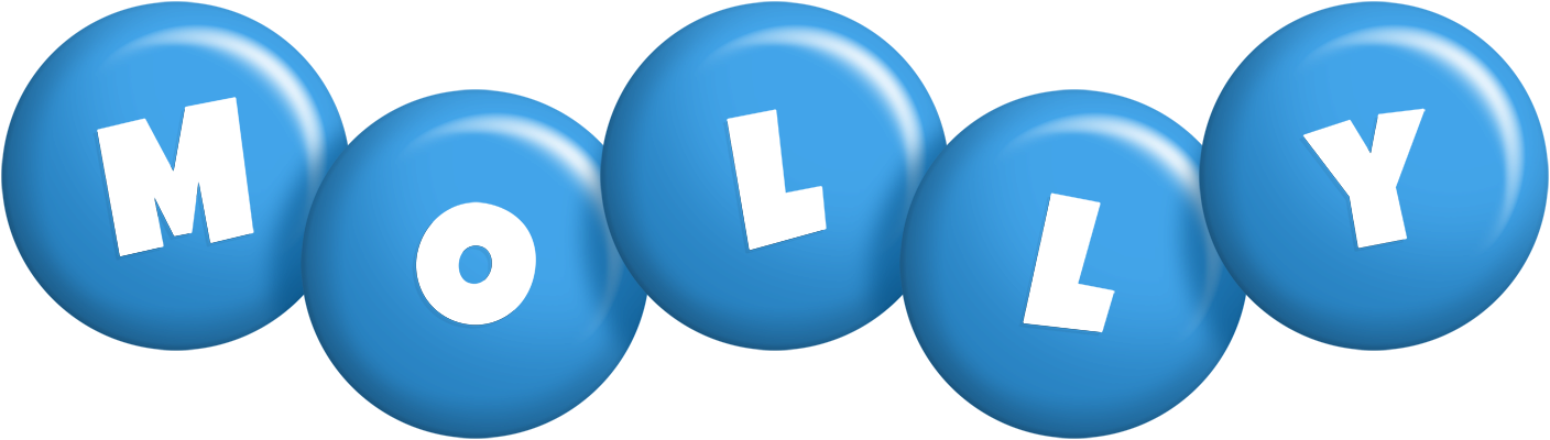 Molly candy-blue logo
