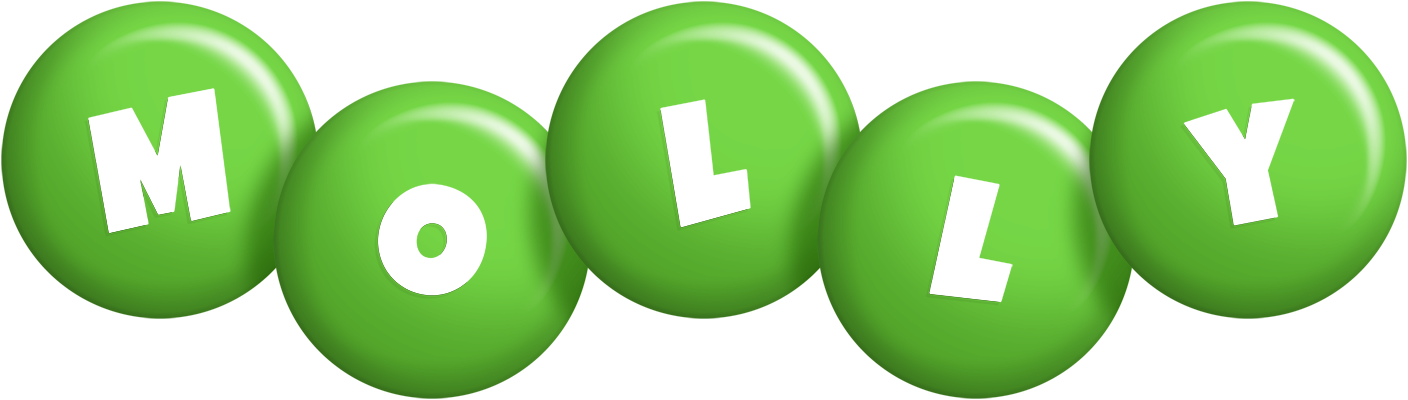 Molly candy-green logo