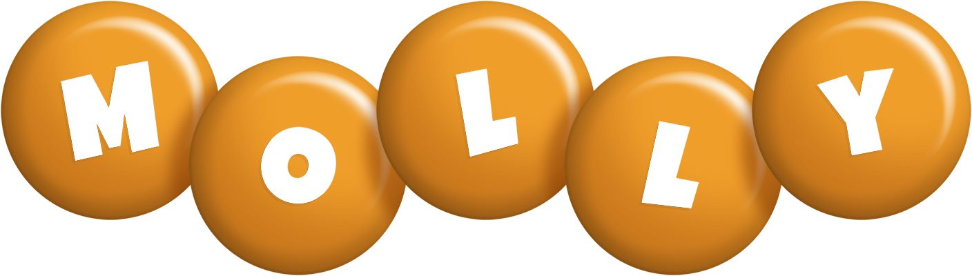 Molly candy-orange logo
