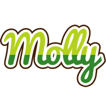 Molly golfing logo