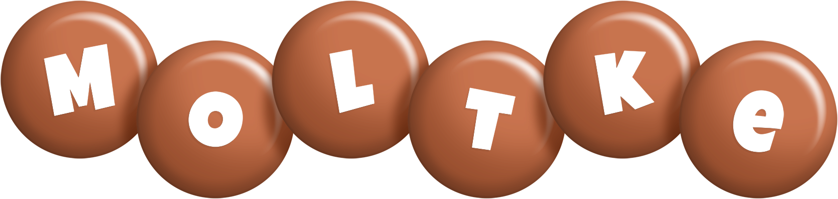 Moltke candy-brown logo