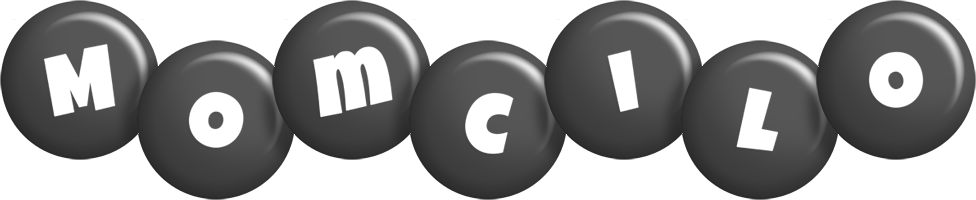 Momcilo candy-black logo