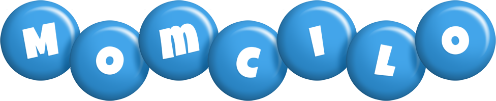 Momcilo candy-blue logo