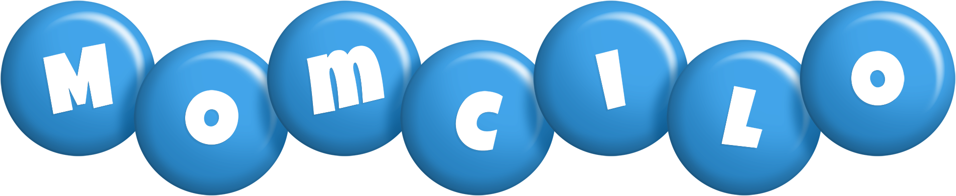Momcilo candy-blue logo