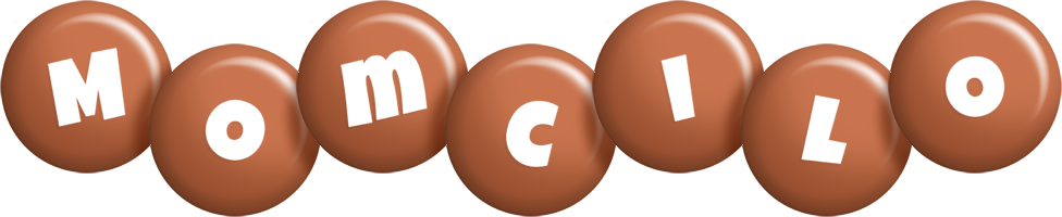 Momcilo candy-brown logo