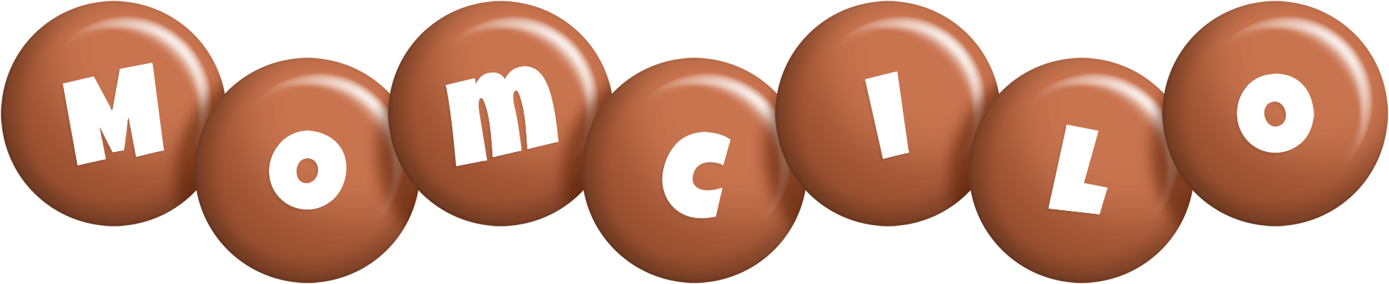 Momcilo candy-brown logo