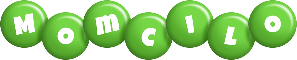 Momcilo candy-green logo