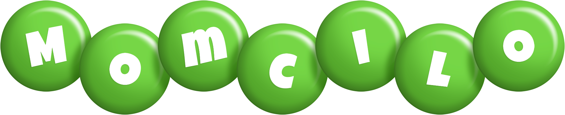 Momcilo candy-green logo