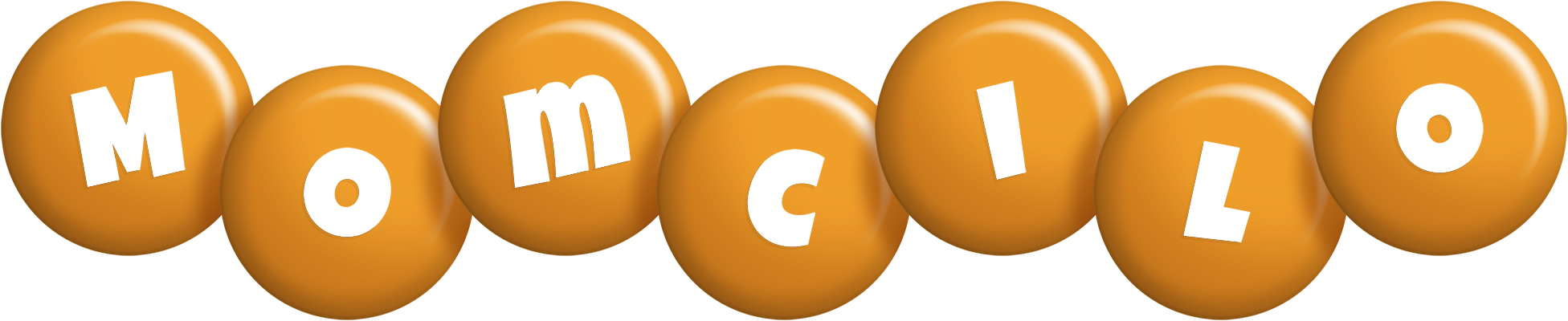 Momcilo candy-orange logo