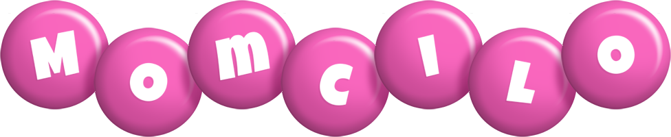 Momcilo candy-pink logo