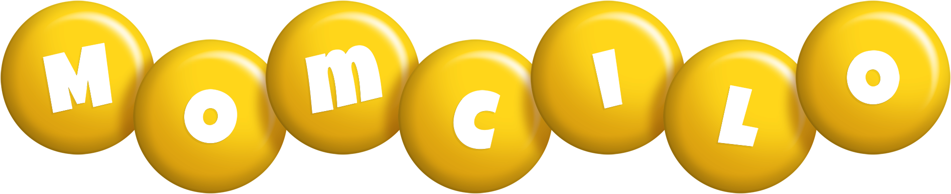Momcilo candy-yellow logo