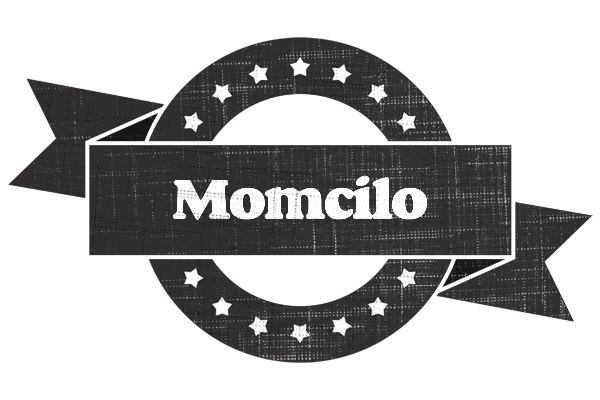 Momcilo grunge logo