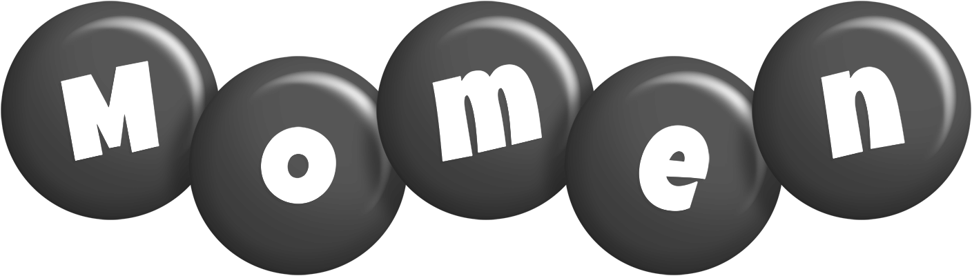 Momen candy-black logo