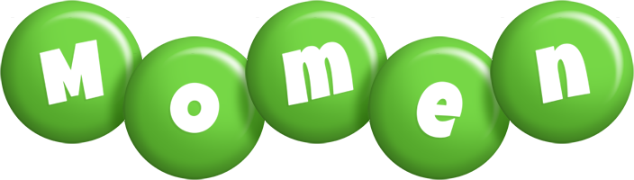 Momen candy-green logo