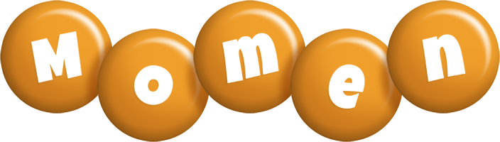 Momen candy-orange logo