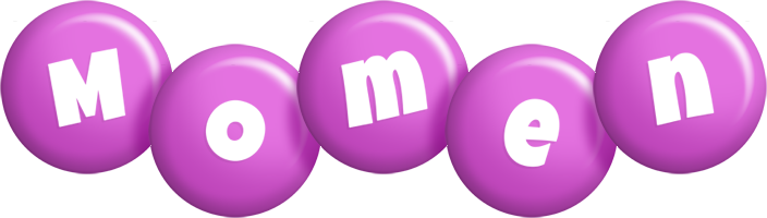 Momen candy-purple logo