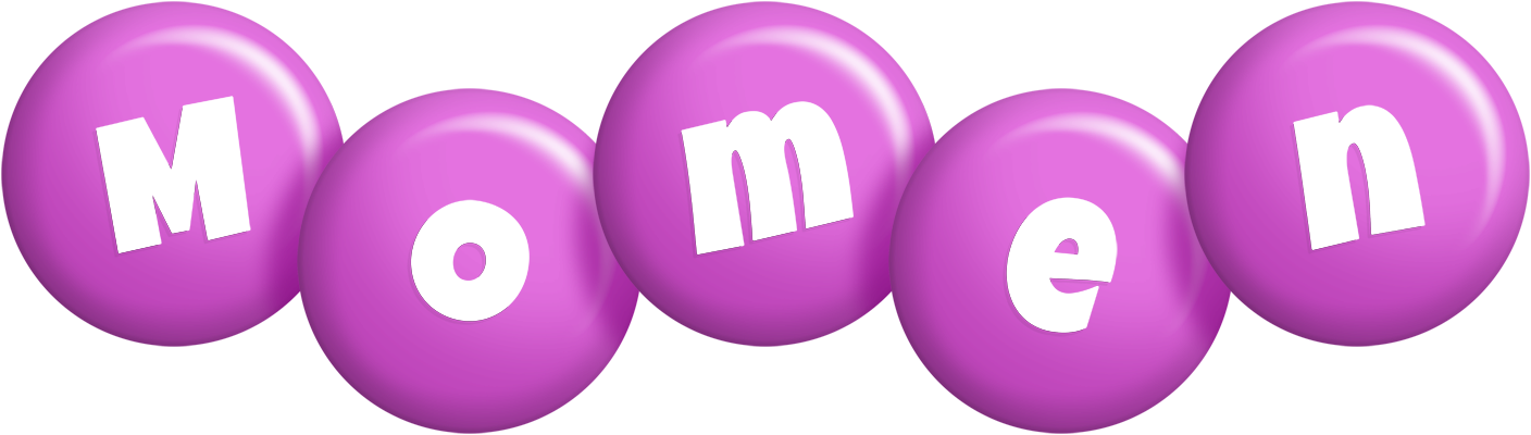 Momen candy-purple logo