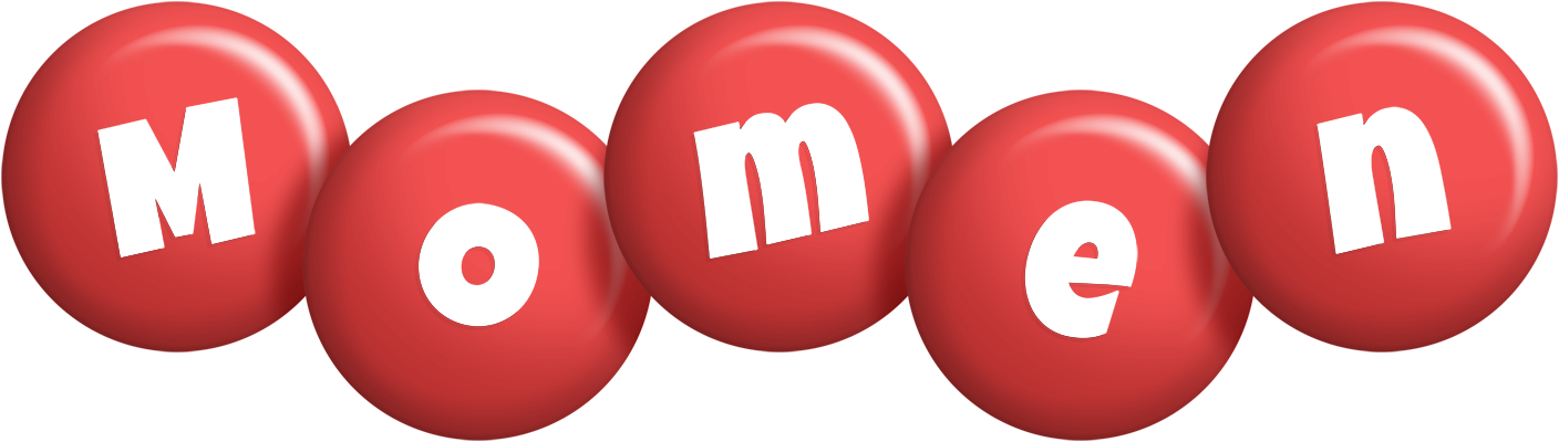 Momen candy-red logo