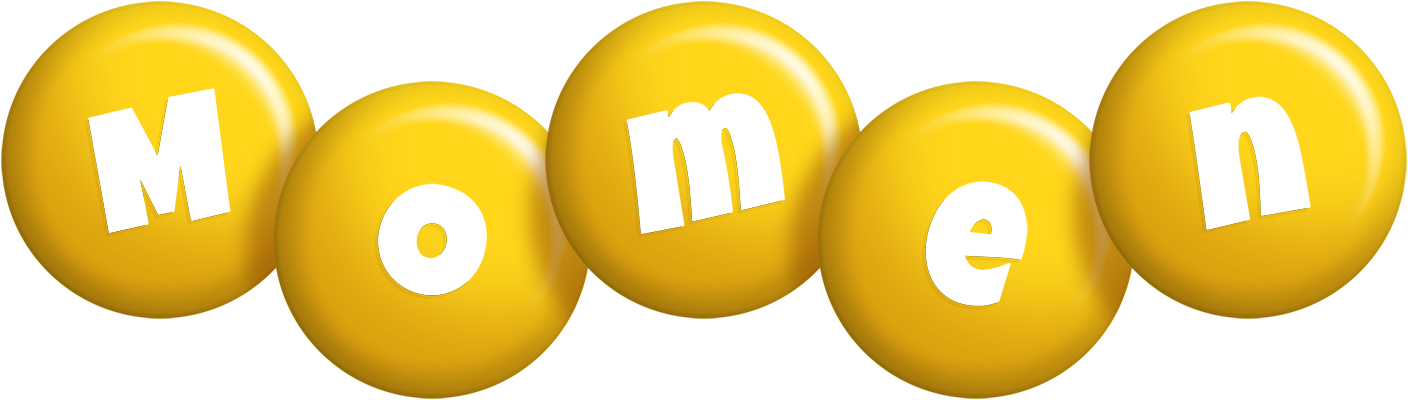 Momen candy-yellow logo
