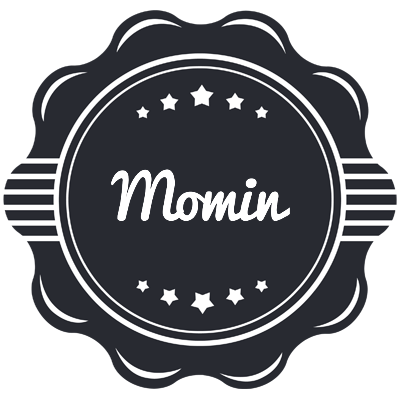 Momin badge logo