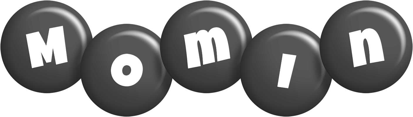 Momin candy-black logo
