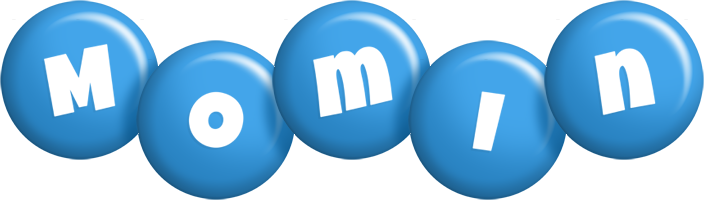 Momin candy-blue logo