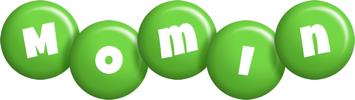 Momin candy-green logo