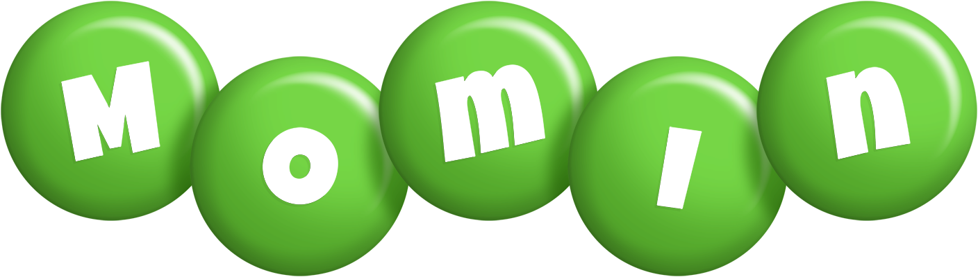 Momin candy-green logo