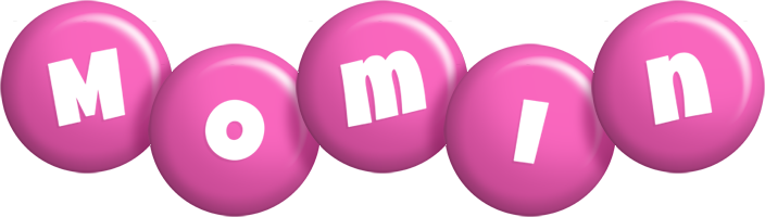 Momin candy-pink logo