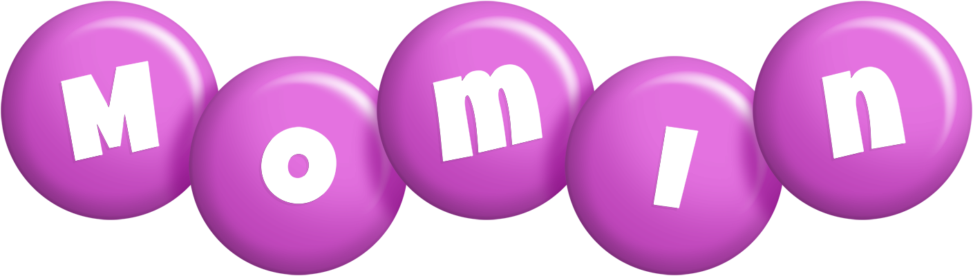 Momin candy-purple logo