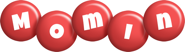 Momin candy-red logo