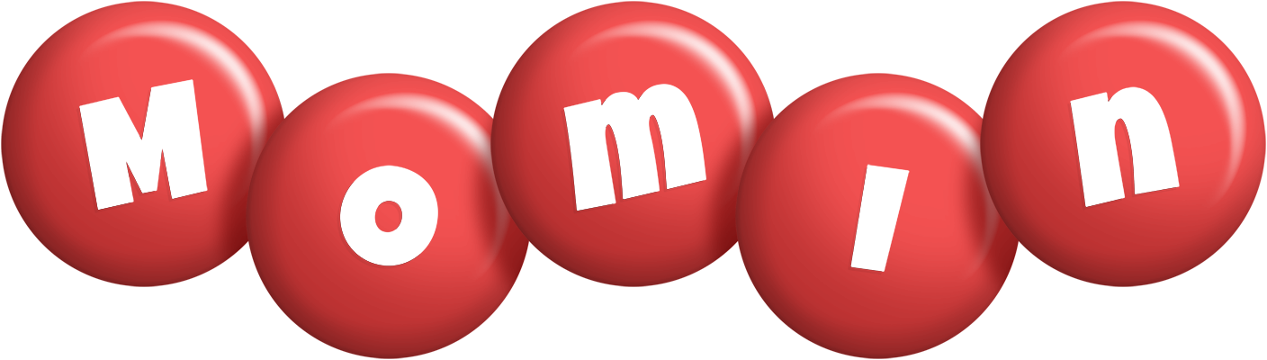 Momin candy-red logo