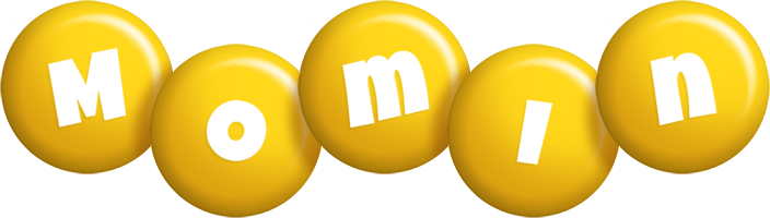 Momin candy-yellow logo
