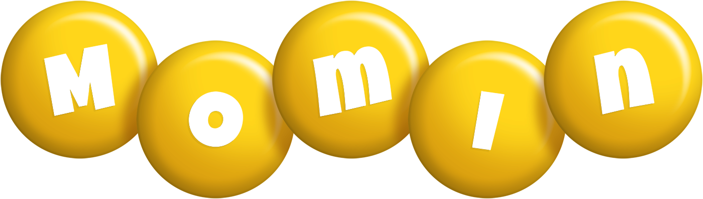 Momin candy-yellow logo