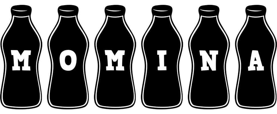 Momina bottle logo