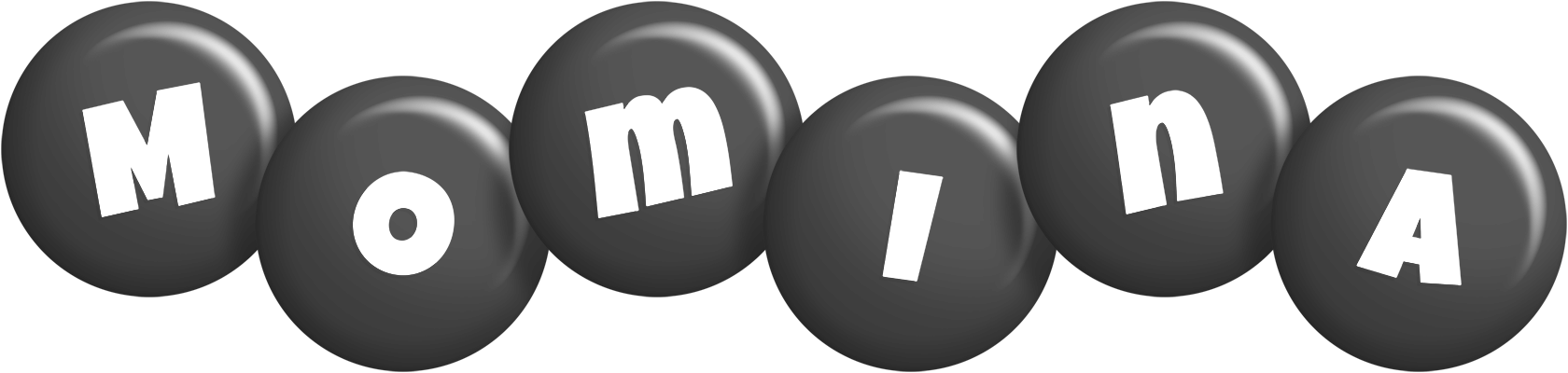 Momina candy-black logo