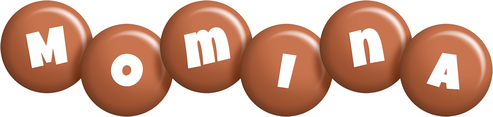 Momina candy-brown logo