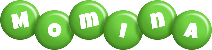 Momina candy-green logo