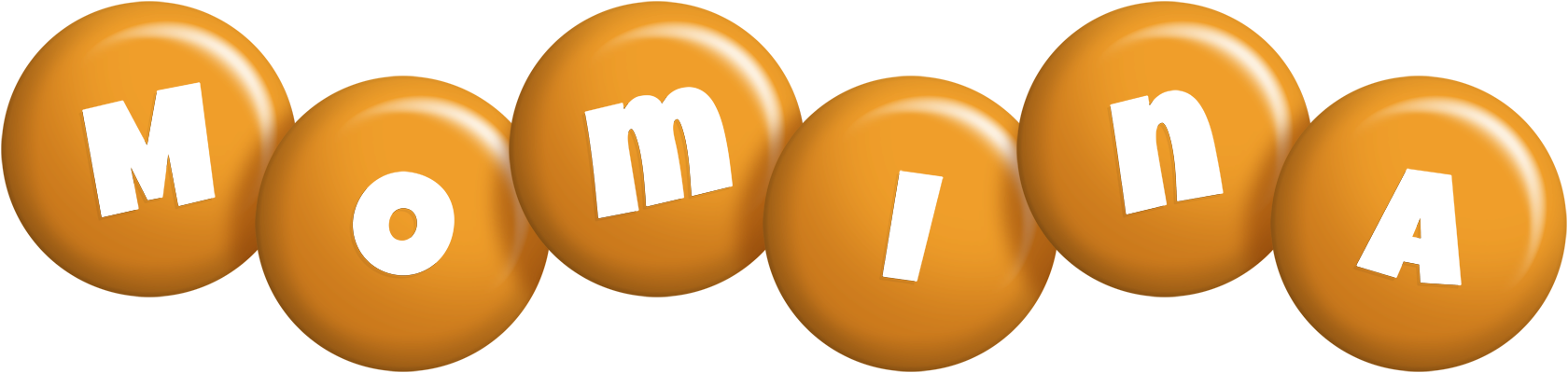 Momina candy-orange logo