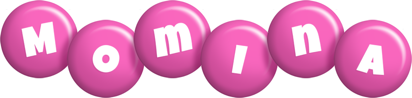 Momina candy-pink logo