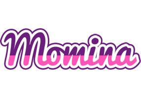 Momina cheerful logo